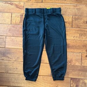 New Easton Black Baseball Pants youth Large